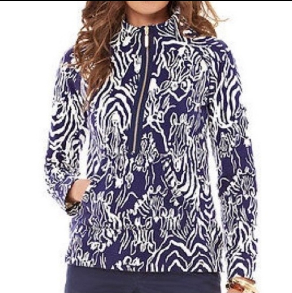 Lilly Pulitzer Skipper Popover GUC Entourage Size Medium